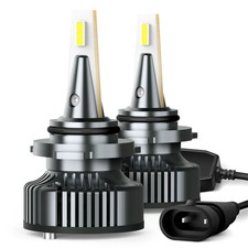 AUXITO 9006 HB4 LED Headlights Kit Combo Bulbs 6500K Low Beam Super White Bright