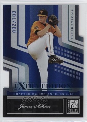 2007 Donruss Elite Extra Edition Aspirations Die-Cut 92/100 James Adkins #44 0a2