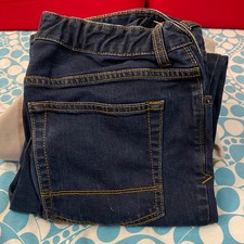 Cat  Jack Straight Recto Youth 16 Husky Blue Adjustable Waist Denim Jeans