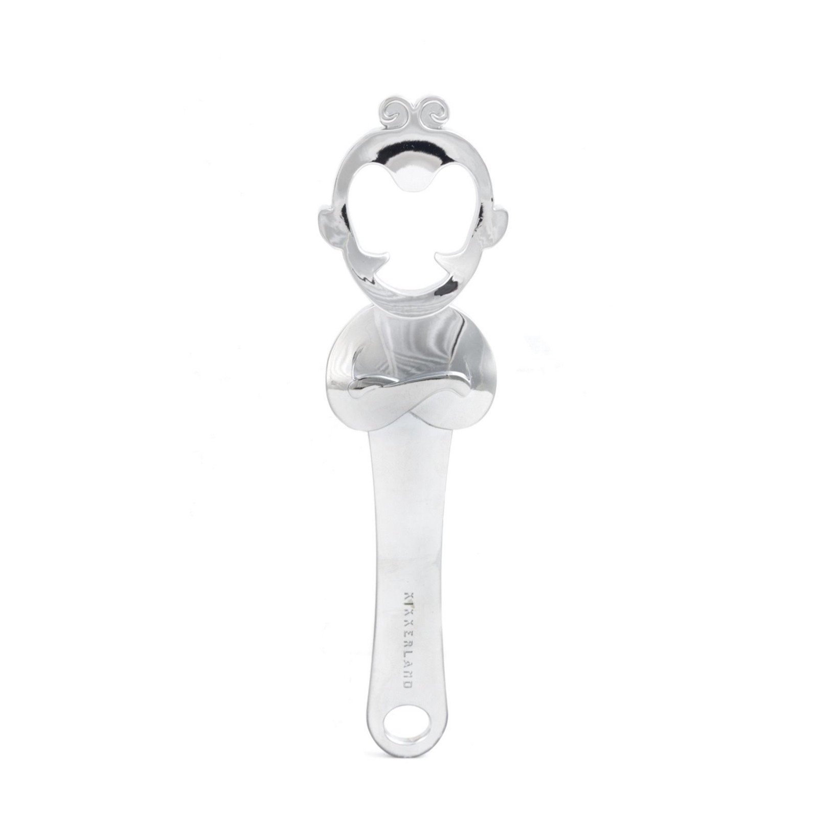 Kikkerland Monkey King Chrome Plated Bottle Opener Beer Bar Drinking Accessory