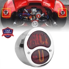 Retro Motorcycle LED Rear Stop Brake Tail Light Lamp For Ford Model A/AA Base