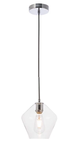 Elegant Lighting LD2256 Gene 8"W Mini Pendant - Gold - Picture 11 of 12