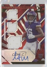 2021 Panini XR Rookie Triple Swatch Red /75 Ihmir Smith-Marsette #240 Auto 15r3