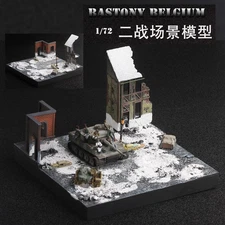 PMA 1/72 WWII European Winter Scene Floor Finished Colored Model NEW