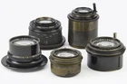 5pcs Carl Zeiss Jena Tessar 105-250mm Lenses Large Format