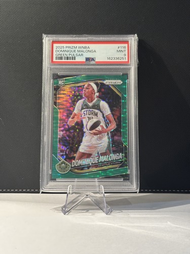 Dominique Malonga [Green Pulsar] #116 2025 Panini Prizm WNBA card