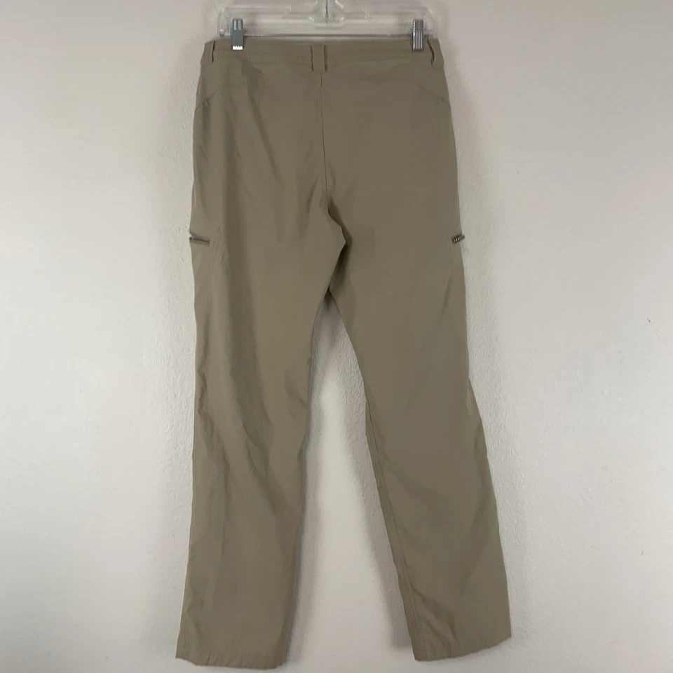 Eddie Bauer First Ascent Guide Pro Hiking Pants Women 10 Beige Cargo Granolagirl - Image 3 of 4