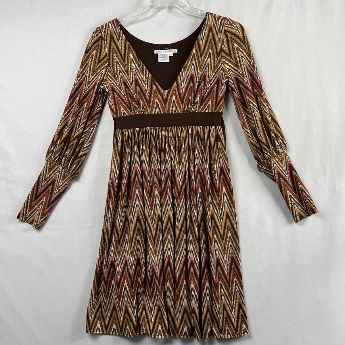 blue long sleeve dress princess polly Olympique Long Sleeve Mini Dress Blue Multi main image 0