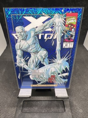 2024 marvel masterpieces 92 platinum Iceman Blue Traxx Variant Cover 