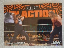 #94 POWERHOUSE HOBBS 2026 Upper Deck AEW Allure IN ACTION RED PULSAR