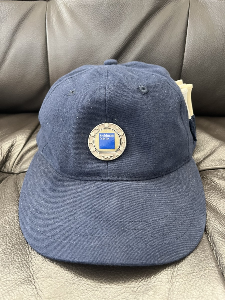 Goldman Sachs Golf Cap Hat Adjustable Adult OSFM 5 Golf Tees Rare