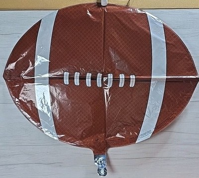 NEW Large 20'' Football Foil Balloons Party Tailgate Super Bowl