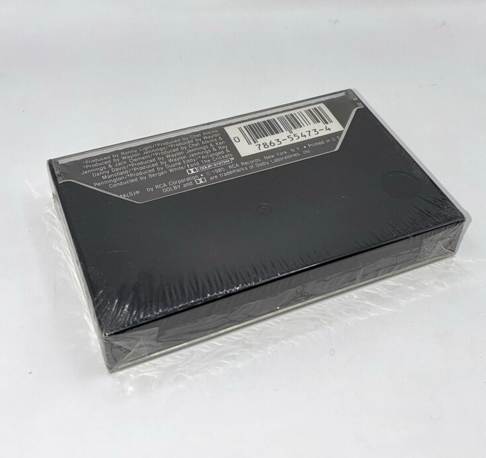 BRAND NEW SEALED Waylon Jennings Collector’s Series 1985 Music Cassette Tape RCA - Image 3 of 3