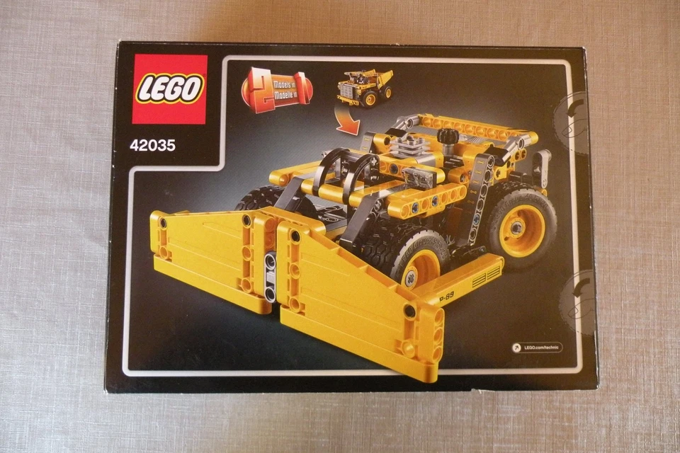 LEGO Technic 42035 : Le camion de la mine-le bulldozer sur pneu neuve et scellée - Photo 2/4