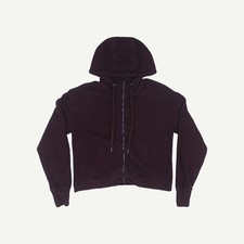 Sweaty Betty Womens Burgundy Cotton blend Long sleeved Hoodie Size S