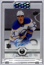 Dylan Cozens 2020-21 UD Clear Cut Rookie Auto #CC-DC Buffalo Sabres