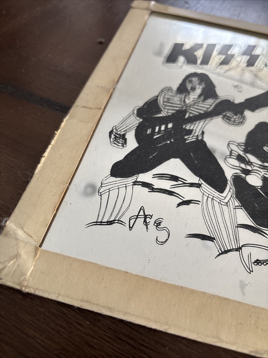 Kiss Vintage 12x12 Carnival Mirror Rare | eBay