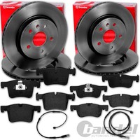 Brembo Bremsscheiben+BelÄGe Vorne+Hinten Passend FüR BMW 3Er F30 F31 4Er F32 F33
