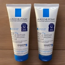 La Roche-Posay Triple Repair Body Moisturizing Cream 2.53 oz ea Exp 02/2028 2PK!