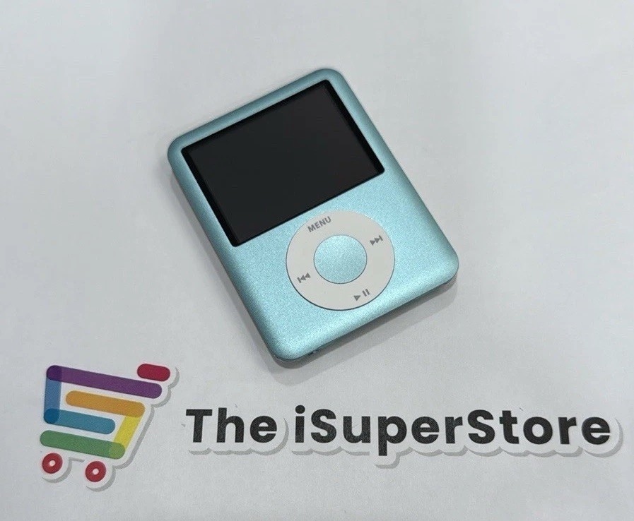 Apple iPod Nano 3rd Generation 8GB A1236 Mp3 Mp4 , New Battery