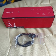 SONY Portable Speaker Model SRS-X33 Red Wireless Bluetooth