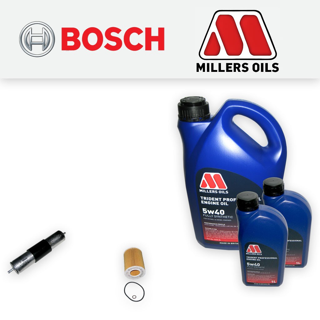 SERVICE KIT for BMW 5 SERIES (E39) 520I 1991CC OIL FUEL FILTERS +OIL (1996-2004)