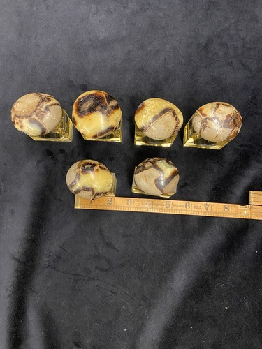 Vintage Real Lucite MCM Napkin Rings Set Of 6 - Picture 5 of 5