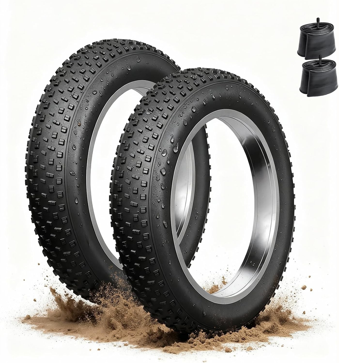 (New) Fat Tire 20x4.0 / 26x4.0 Electric Bike Tires | All terrain, puncture proof, deep (72.99 USD) (New) Fat Tire 20x4.0 / 26x4.0 Electric Bike Tires | All terrain, puncture proof, deep (72.99 USD)
