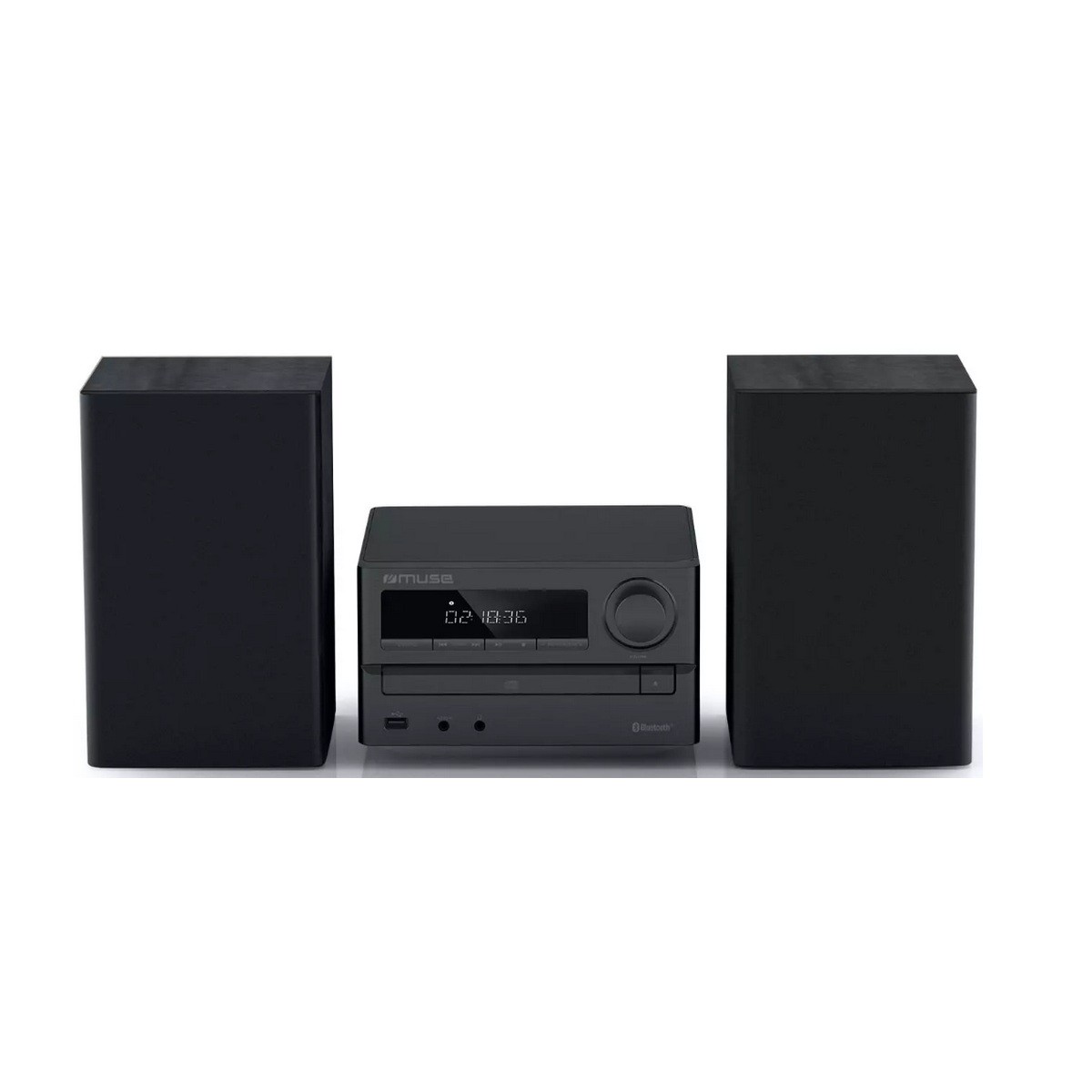 Micro-chaîne Muse M62FB 2x10w Noir avec lecteur CD et radio FM pour salon