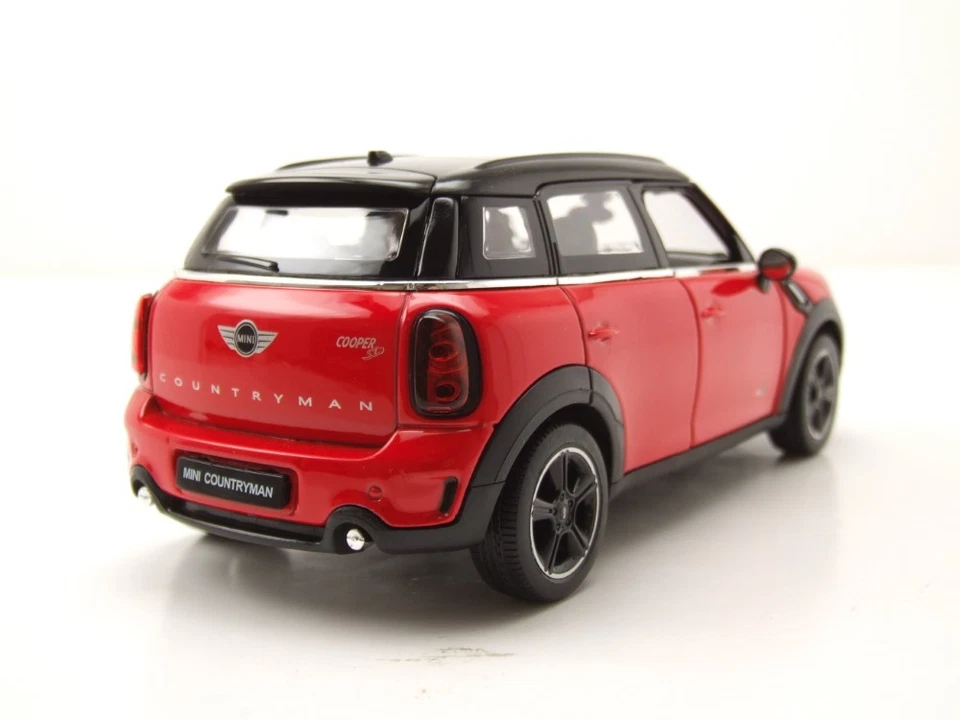 MINI COOPER S Countryman R60 Rosso Modellino Auto 1:24 Rastar - Immagine 2 di 4