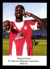 Michael Scott Autogrammkarte Bayern München ...