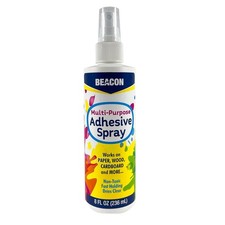 Multi-Purpose Spray Adhesive 8oz Dries Clear Water Resistant for Crafts