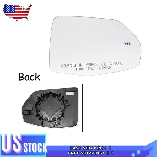 For CADILLAC XT5 2020-2023 PASSENGER RIGHT SIDE MIRROR GLASS HEATED W/BLIND SPOT