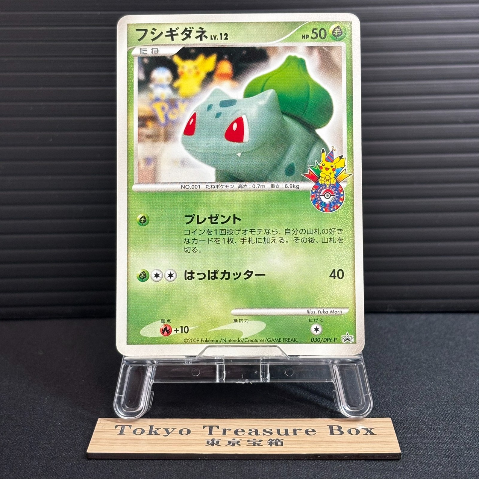 Bulbasaur 030/DPt-P Pokemon Center 10th anniversary Promo Card 2009 LP