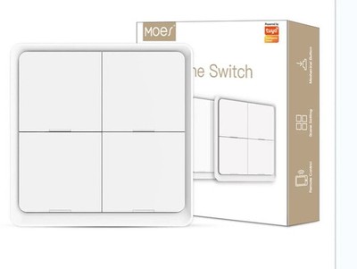 ZigBee Szenenumschaltung Tuya Smart Device 4 Tasten 12 Szenenwechsel Smart MwSt