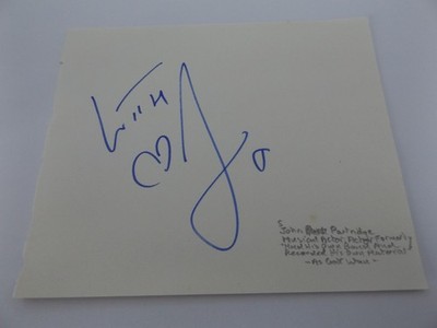 7'' x 6'' AUTOGRAMM BUCHSEITE SIGNIERT VON JOHN PARTRIDGE - CHRISTIAN IN EASTENDERS