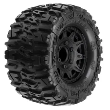 Pro-Line 1170-10 - Trencher 1/10 F/R 2.8" MT Mounted Tires, Black (2)