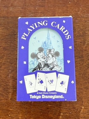 Tokyo Disneyland~1983 SEALED Deck Playing Cards~Walt Disney Company Blue NEW