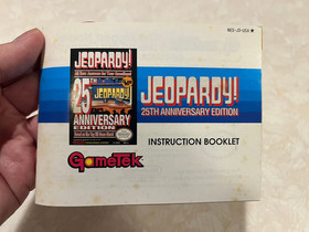 Nintendo NES 25th Anniversary Edition Jeopardy NICE WORKS w/ Box Poster Inserts
