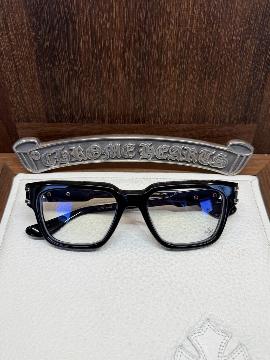 Chrome Hearts Bulge Glasses Black/Gold | eBay