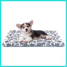 Dog Crate Pad Bed Mat Reversible Cool  Warm, Sleeping Mat Dog Bed for Crate ...