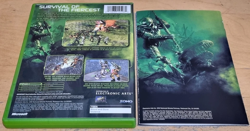 Aliens Versus Predator Extinction for Original Microsoft XBOX VGC NTSC-U/C USA - Image 3 of 4