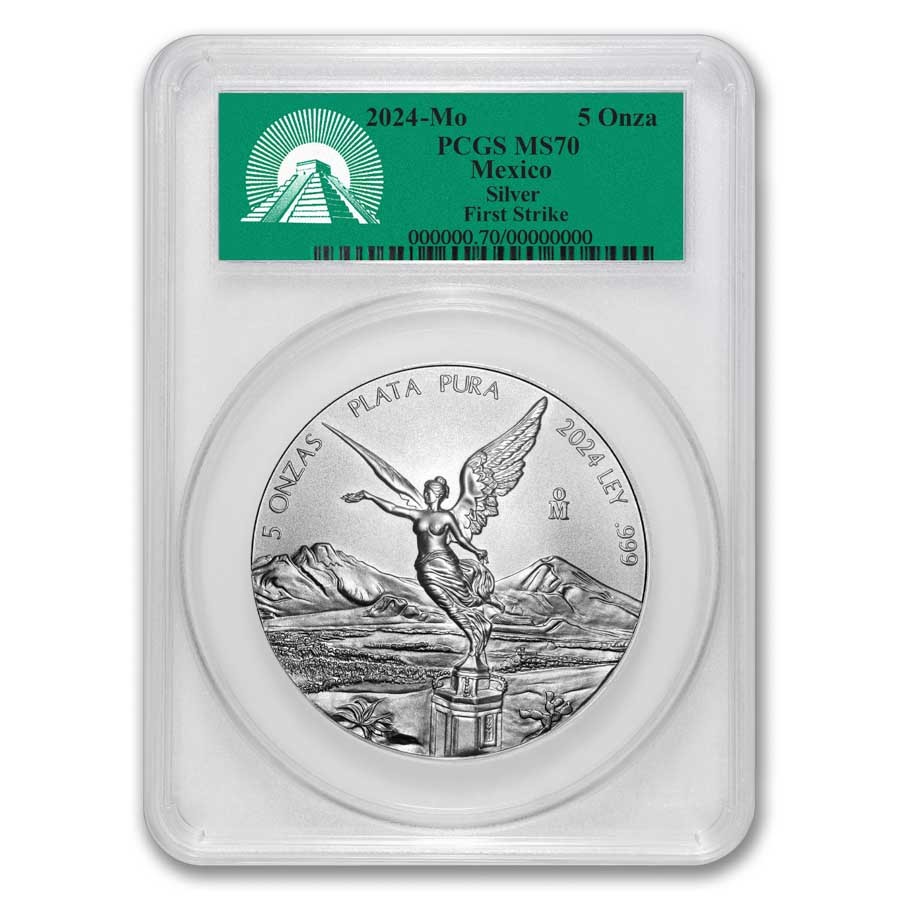 2024 Mexico 5 oz Silver Libertad MS-70 PCGS (FirstStrike®) | eBay