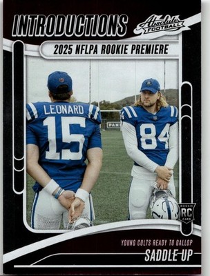 2025 Panini Absolute #I-RLD Saddle Up Introductions