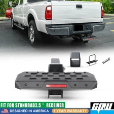 Fits 2.5" Receiver Adjustable 13.78" x 5.08" Trailer Towing Rear Hitch Step Bar