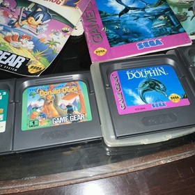 SEGA Game Gear Cartridge and Case Lot - Untested PAL mainly lot. Look at photos.
