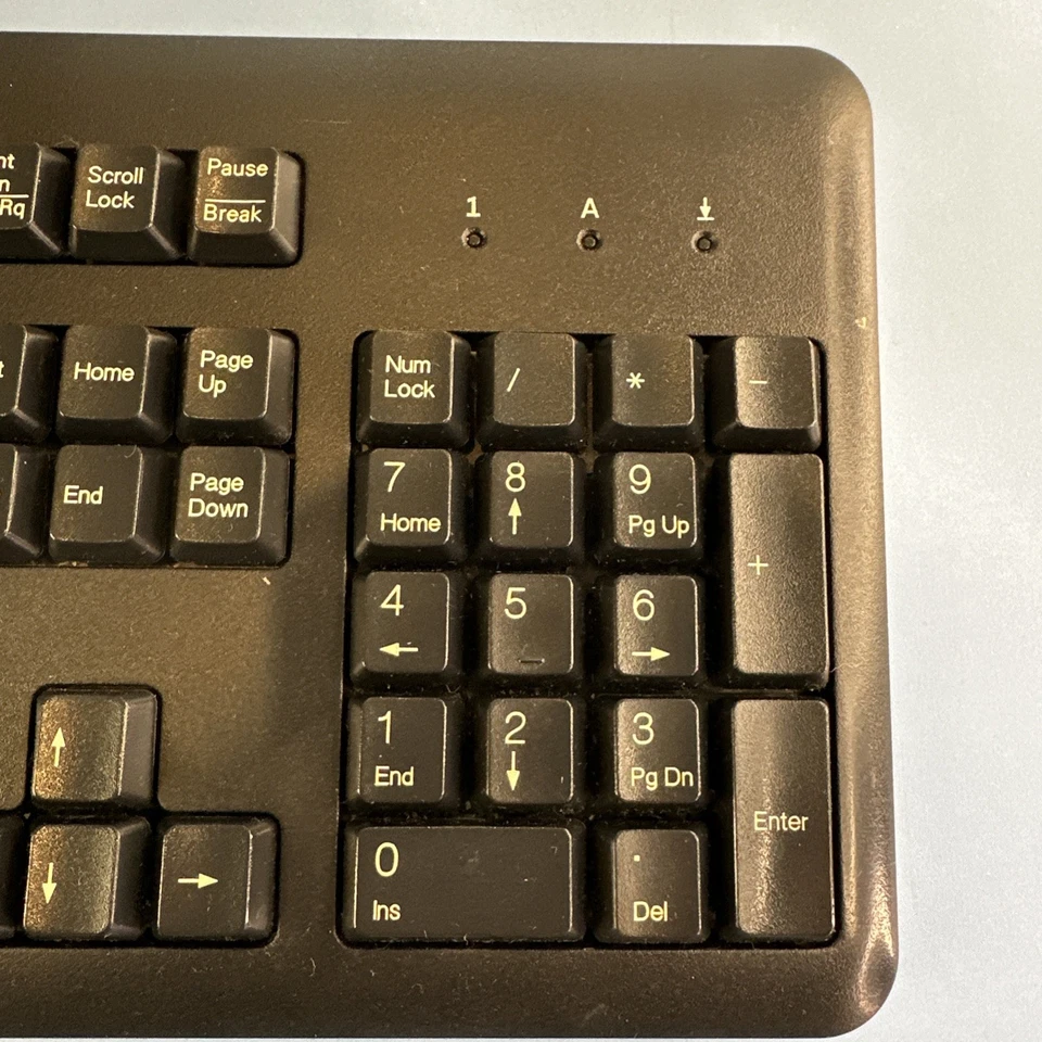 HP USB Wired Keyboard KB BLACK 672647-003 CORDED CABLE Windows MAC ⌨️⌨️ - image 2 of 4