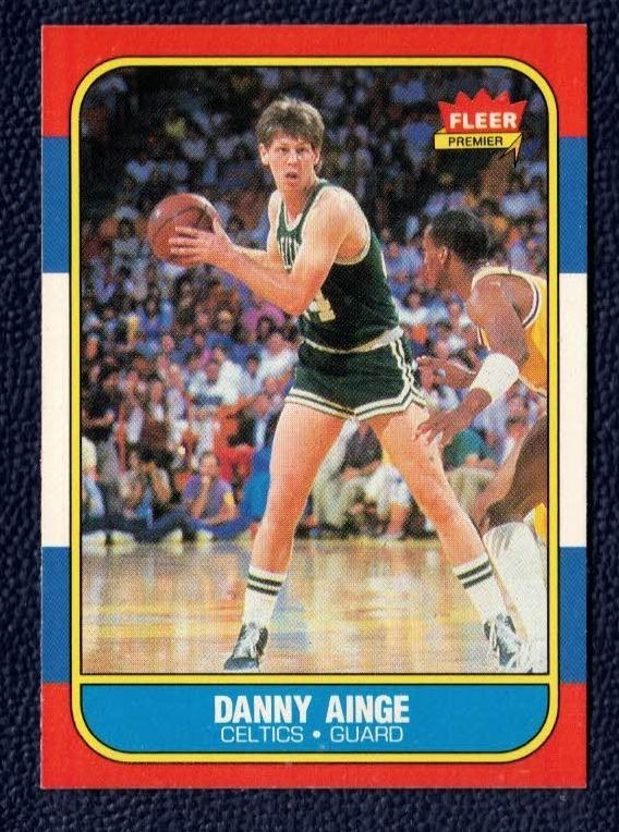 1986-87 Fleer Basketball #4 ~ Danny Ainge ~ Rookie RC ~ Celtics -NM-MT
