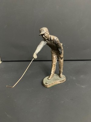 Rare! Line It Up Bronze Golf Figure Mark Hopkins Vintage 1995 Statue 160/950
