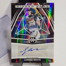 2022 Panini Elite Extra Edition #HG-LW Lonnie White Hidden Gems Signatures Black